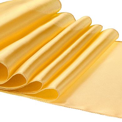 Wedding Banquets Satin Table Runner 12 X 108 Inches 10 Pcs 12" X 108"
