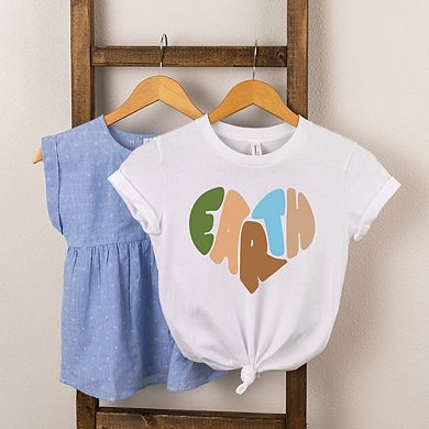 Earth Heart Toddler Short Sleeve Graphic Tee