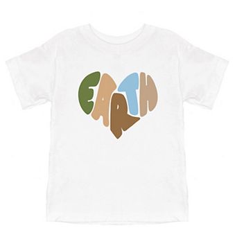 Earth Heart Toddler Short Sleeve Graphic Tee