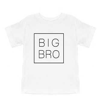 Big Bro Square Toddler Short Sleeve Graphic Tee