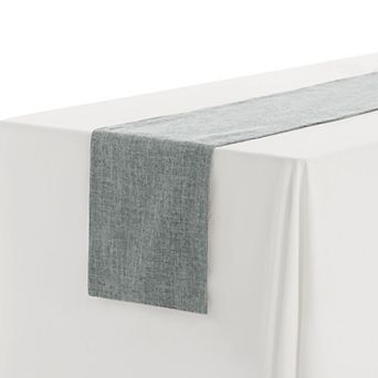 Daily Home Decoration Long Linen Table Runner Solid Color 1 Pack 12" X 71"