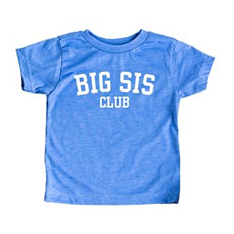 Big Sis Club Toddler Short Sleeve Graphic Tee