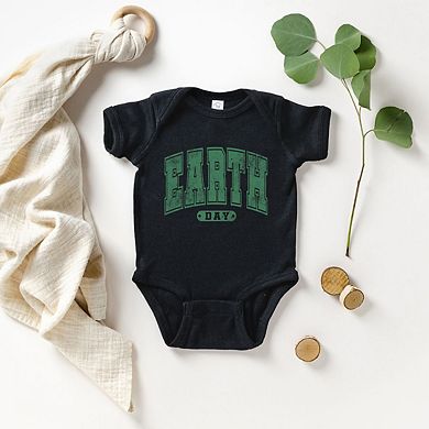 Earth Day Varsity Baby Bodysuit