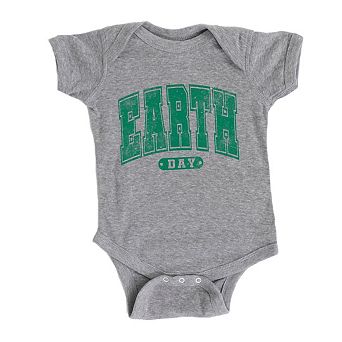 Earth Day Varsity Baby Bodysuit
