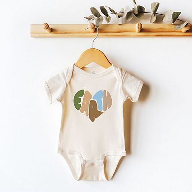 Earth Heart Baby Bodysuit