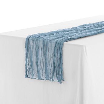 Thanksgiving Wedding Party Decorations Cheesecloth Table Runner 6 pc 35" X 71"