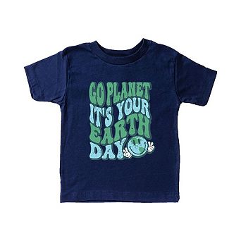 Go Planet Toddler Short Sleeve Graphic Tee