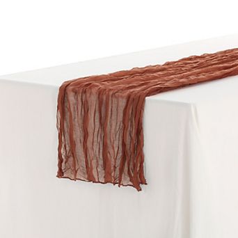 Thanksgiving Wedding Party Decorations Cheesecloth Table Runner 6 pc 35" X 118"