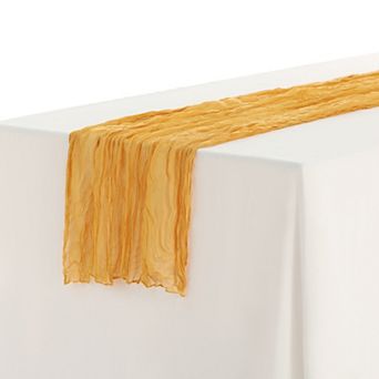 Thanksgiving Wedding Party Decorations Cheesecloth Table Runner 6 pc 35" X 118"