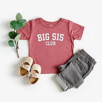 Big Sis Club Youth Short Sleeve Graphic Tee
