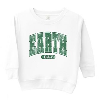 Earth Day Varsity Toddler Graphic Sweatshirt