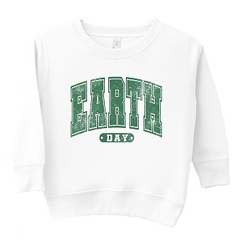 Earth Day Varsity Toddler Graphic Sweatshirt