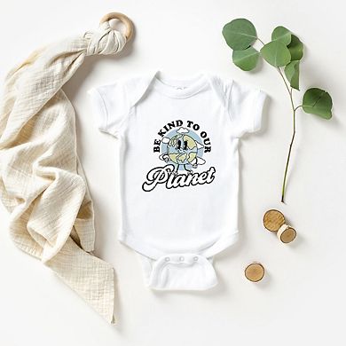 Be Kind To Our Planet Baby Bodysuit