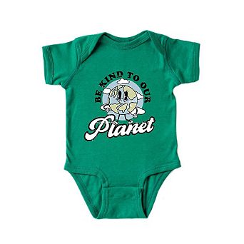 Be Kind To Our Planet Baby Bodysuit