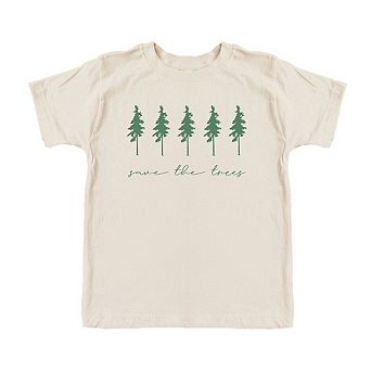 Save The Trees Toddler Short Sleeve Graphic Tee