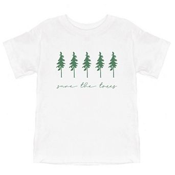 Save The Trees Toddler Short Sleeve Graphic Tee