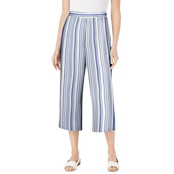 Woman Within Plus Size Linen Capri