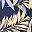 Navy Sunset Palm