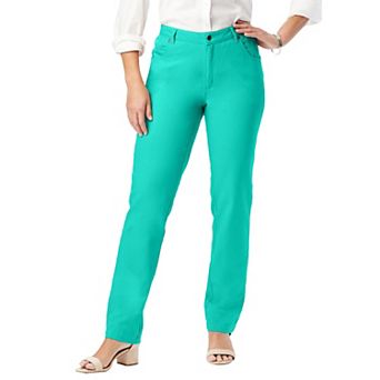 Jessica London Women's Plus Size Classic Cotton Denim Straight-leg Jean