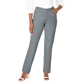 Jessica London Women's Plus Size Classic Cotton Denim Straight-Leg Jean