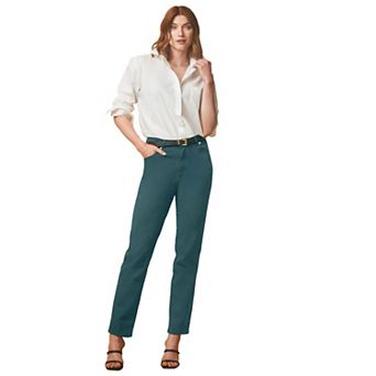 Jessica London Women's Plus Size Classic Cotton Denim Straight-leg Jean