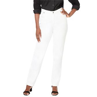 Jessica London Women's Plus Size Classic Cotton Denim Straight-Leg Jean