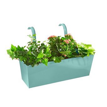 BrylaneHome Rectangular Hanging Planter