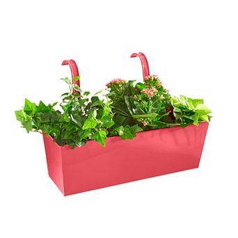 BrylaneHome Rectangular Hanging Planter