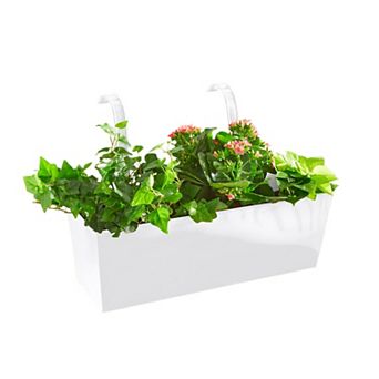 BrylaneHome Rectangular Hanging Planter
