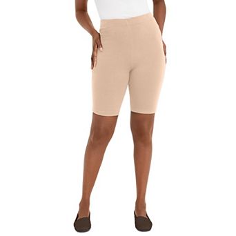 Jessica London Women's Plus Size Everyday Stretch Cotton Bike Short