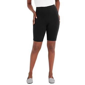 Jessica London Women's Plus Size Everyday Stretch Cotton Bike Short