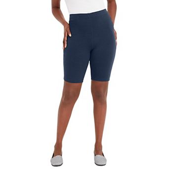 Jessica London Women's Plus Size Everyday Stretch Cotton Bike Short