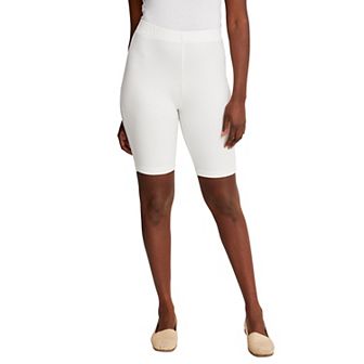 Jessica London Women's Plus Size Everyday Stretch Cotton Bike Short