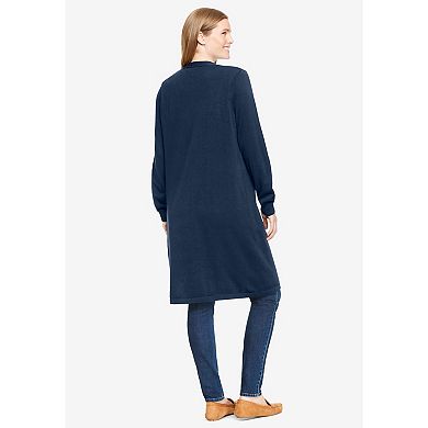 Woman Within Plus Size Perfect Cotton Duster