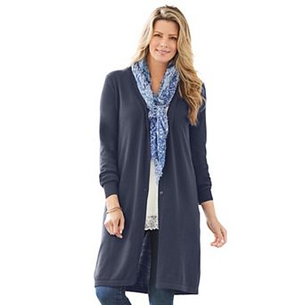 Woman Within Plus Size Perfect Cotton Duster