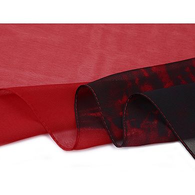 Women's Long Chiffon Lightweight Gradient Color Scarf