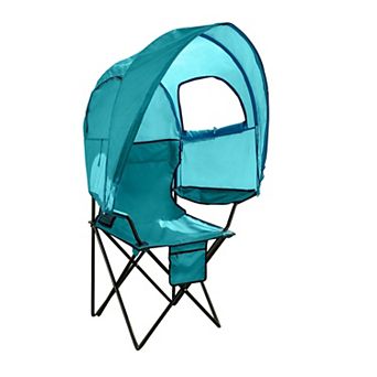 BrylaneHome Oversized Camp Chair With Canopy