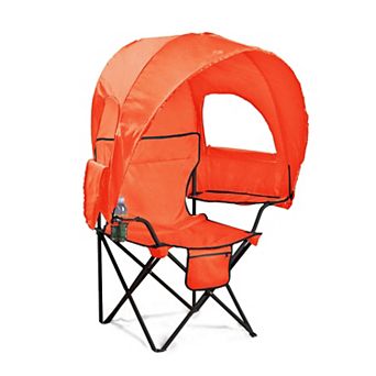 BrylaneHome Oversized Camp Chair With Canopy