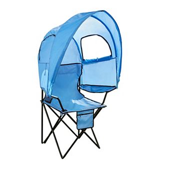BrylaneHome Oversized Camp Chair With Canopy