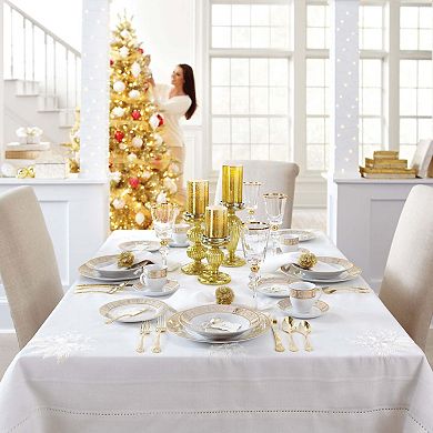 Brylanehome Medici 40-pc. Golden Porcelain Dinnerware Set