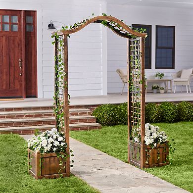 Brylanehome Resin Garden Arch Trellis