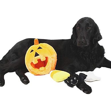 Midlee Pumpkin Find A Toy Halloween Dog Toy