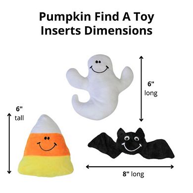 Midlee Pumpkin Find A Toy Halloween Dog Toy