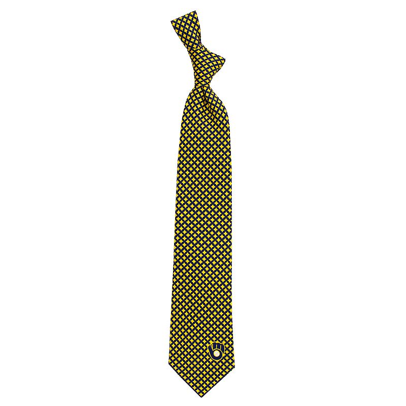 Men's MLB Diamante Milwaukee Brewers Tie, Team