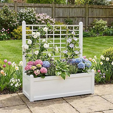 Brylanehome Flower Box With Trellis
