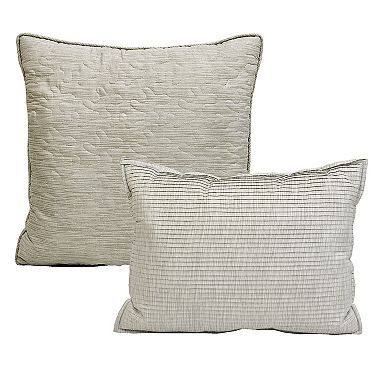 Serenta Glena Gatework Printed 5-Piece Quilt Set with Throw Pillows