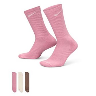 Women's Nike 3-Pack Everyday Plus Cushioned Training Crew Socks