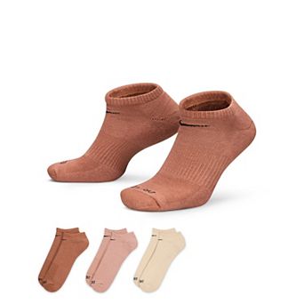 Women's Nike 3-Pack Everyday Plus Cushion Training No-Show Socks