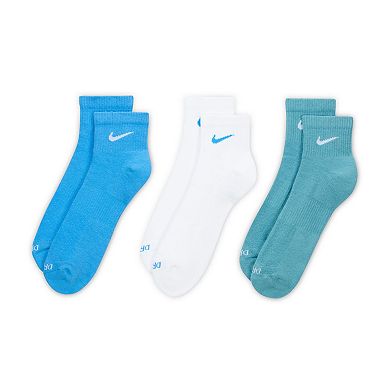 Women's Nike 3-Pack Everyday Plus Cushioned Training Ankle Socks