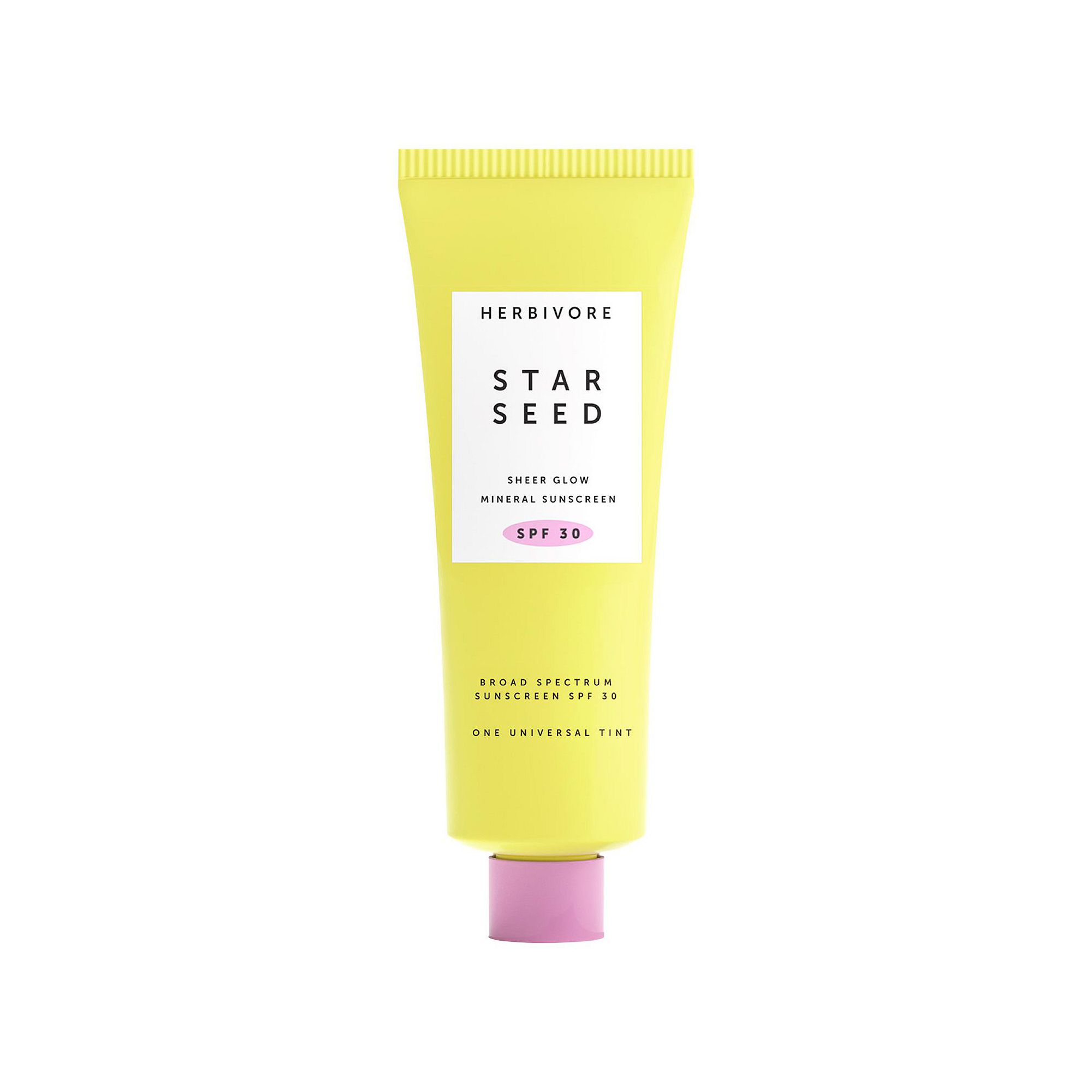 Herbivore Botanicals Star Seed Silicone-Free 100% Mineral Facial Sunscreen 